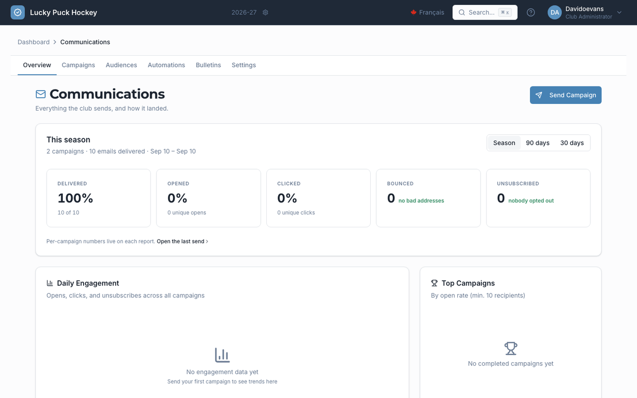 Overview & Delivery screenshot