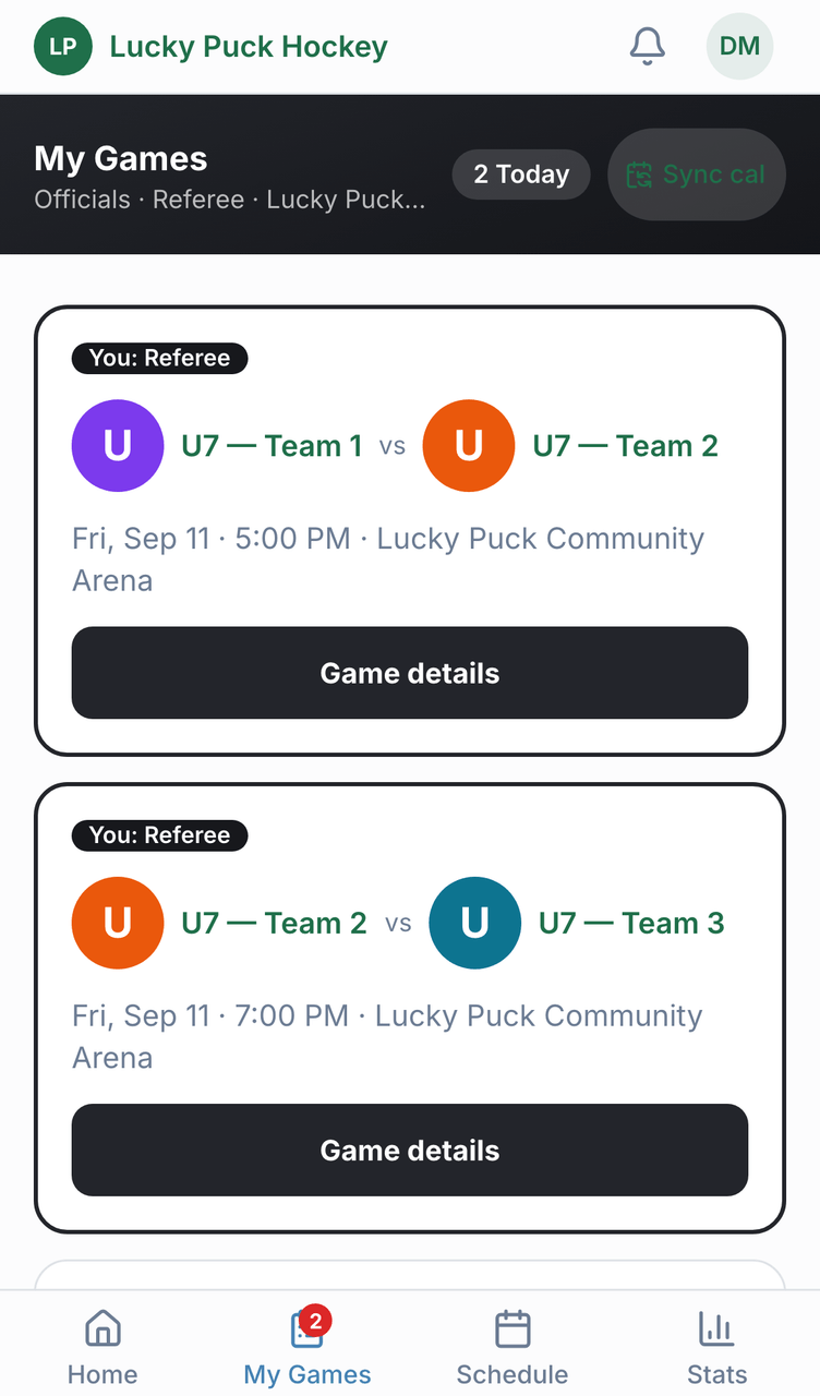 Your assignments screenshot